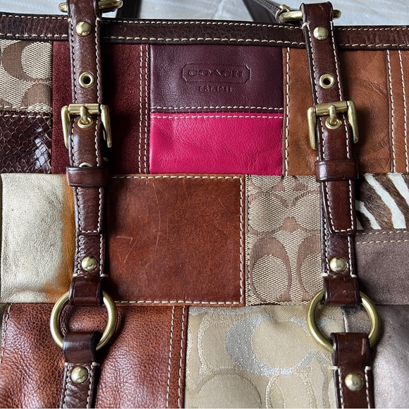 LAST CHANCE- Coach Patchwork Tote - Picture 15 of 15